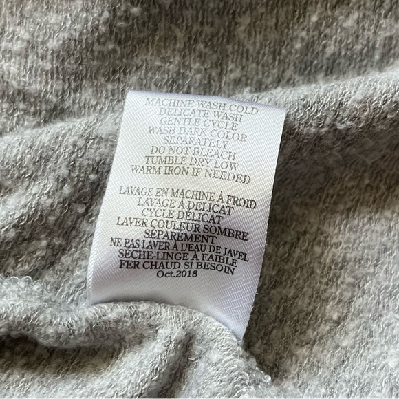 Z Supply Women's Large Gray Zip Up Hoodie - Picture 3 of 9